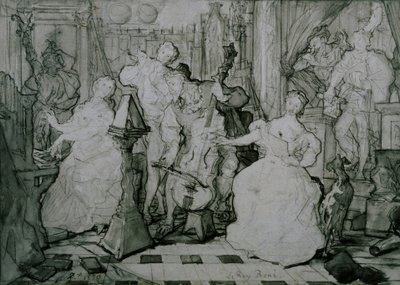 King René by Ferdinand Victor Eugene Delacroix